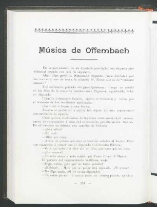 Música de Offembach