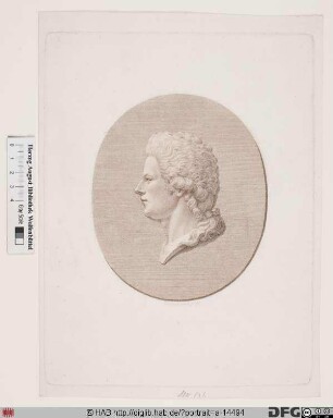Bildnis Wolfgang Amadeus (eig. Johannes Chrysostomus Wolfgangus Theophilus) Mozart