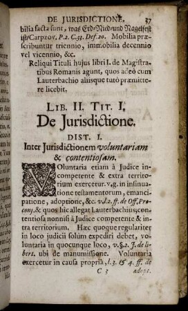 Lib. II. Tit. I. - Tit. XV.