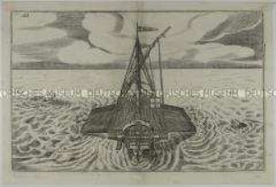 Türkische Galeere (Illustration Nr. 1 aus einem unbekannten Buch)