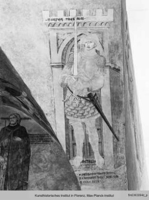 Metellus - Dekoration der Westwand und der westlichen Gewölbezwickel