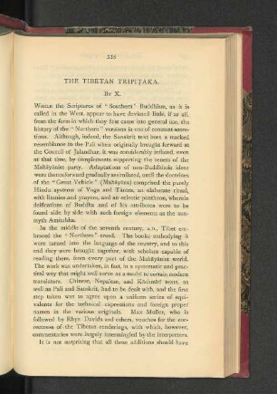 The Tibetan Tripitaka.