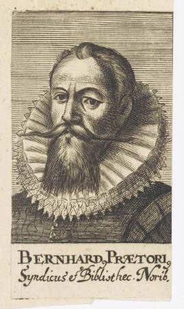 Bildnis des Bernhardus Praetorius