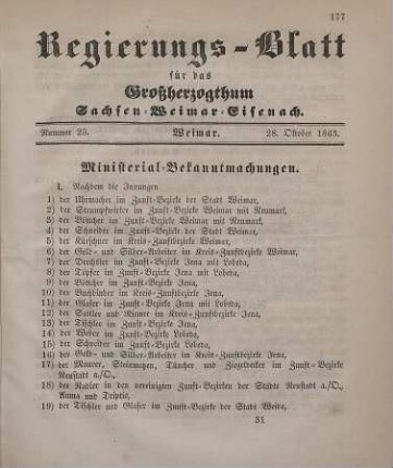Nr. 23 : 28. Oktober 1863