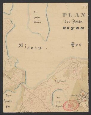 Plan der Feste Boyen