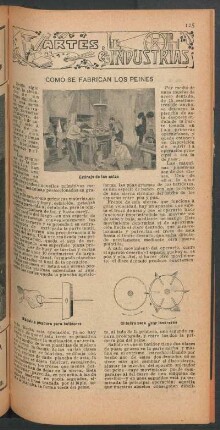 Cómo se fabrican los peines : Artes e industrías