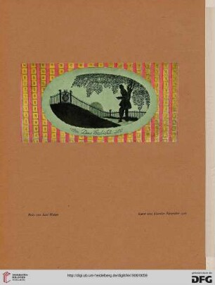 Leben eines Dichters: Wandverzierungen von Karl Walser