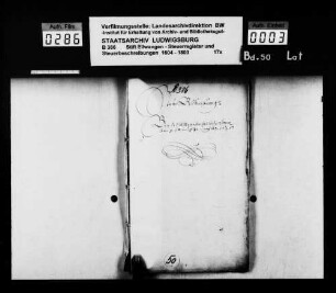 Steuerbeschreibungen und Steuerregister im Ammanamt