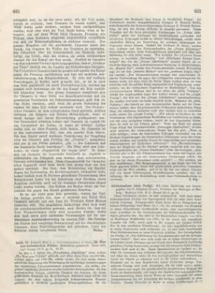 622-623 [Rezension] Schleiermacher, Friedrich, Schleiermachers letzte Predigt