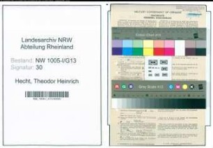 Entnazifizierung Theodor Heinrich Hecht , geb. 07.01.1898 (Angestellter)
