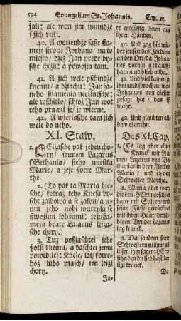 XI. Staw./ Das XI. Cap. - XXI. Staw./ Das XXI. Cap.