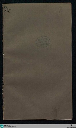 Der kirchliche Streit im Großherzogthum Baden und der erzbischöfliche Hirtenbrief vom 11. November d. J.