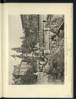 Monumentalbrunnen auf dem Eugensplatz in Stuttgart. Architekt Otto Rieth, Berlin