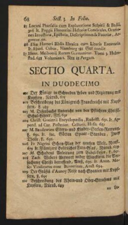 Sectio Quarta.