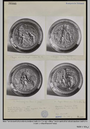 Kelche mit Szenen aus dem Alten Testament : Kelch mit Darstellung von Hagar in der Wüste