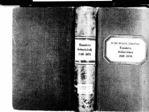 Tannheim, Villingen-Schwenningen VS; Katholische Gemeinde: Geburtenbuch 1810-1870