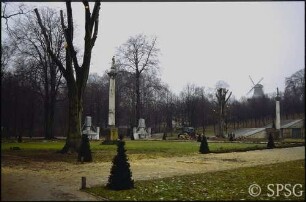 Potsdam, Park Sanssouci, Parterre Große Fontäne unterhalb der Sanssouci-Terrassen.