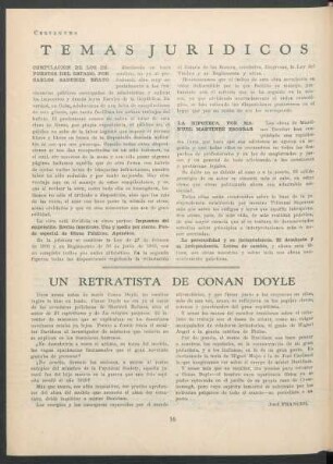 Un retratista de Conan Doyle