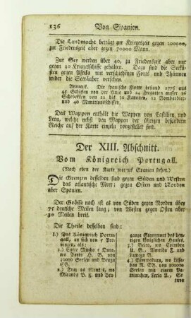 Der XIII. Abschnitt. Vom Koenigreich Portugall