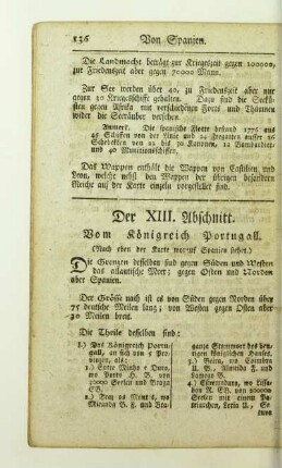 Der XIII. Abschnitt. Vom Koenigreich Portugall