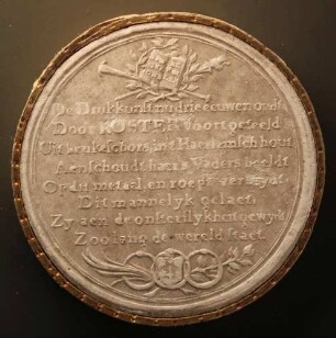 Widmung auf Laurentius Costerus (Revers)