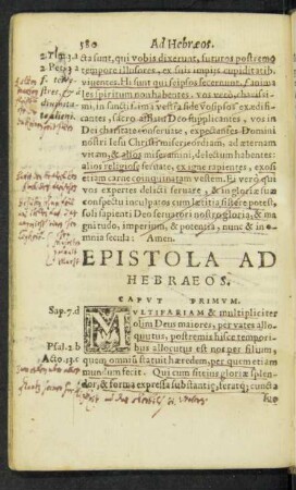Epistola Ad Hebraeos.