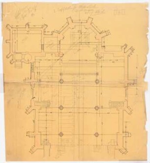 St. Lambertus, Ense-Bremen Erweiterung: Grundrissdetail