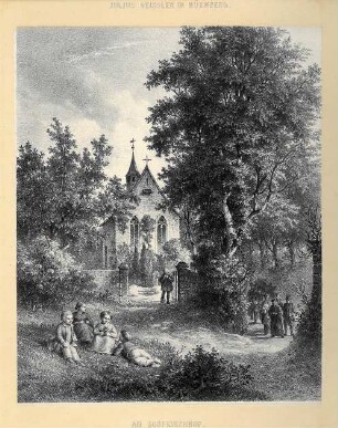 Grafik "Am Dorfkirchhof"