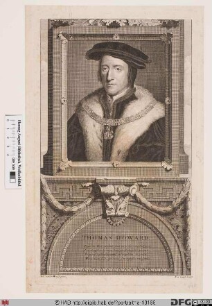 Bildnis Thomas Howard, 1514 Earl of Surrey, 1524 3. Duke of Norfolk
