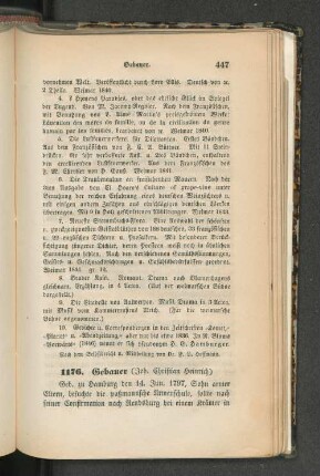 1176. Gebauer (Joh. Christian Heinrich)