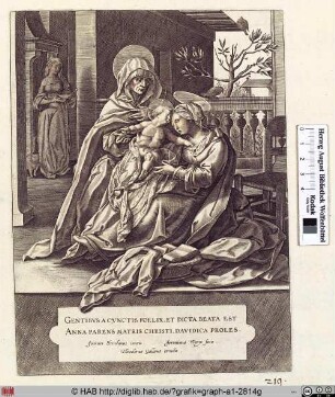 Maria mit dem Kind und der Heiligen Anna