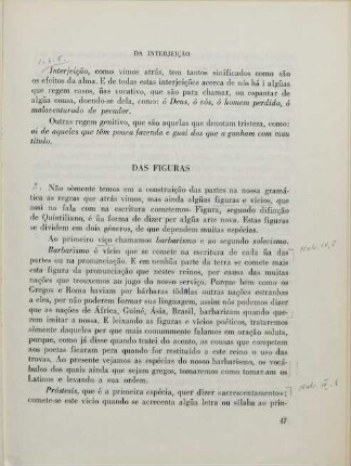 47-54, Das figuras