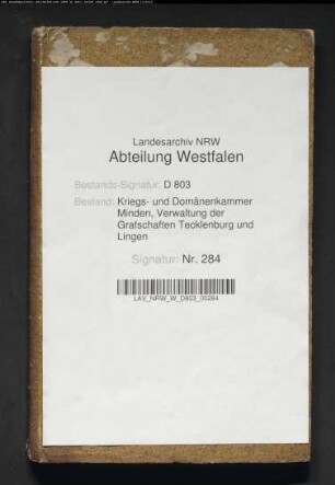 Revision des Lingenschen Domänenanschlags