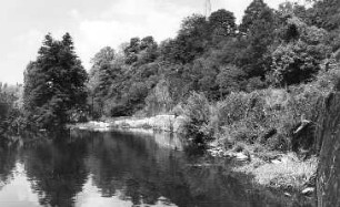 Bautzen. Standort der gesprengten Strumpfwalke bei der Hammermühle
