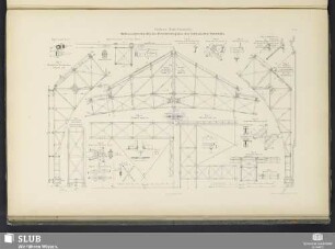 Hallenconstruction für den Erweiterungsbau des Schlesischen Bahnhofes