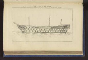 THE QUEEN, OF 110 GUNS, The first three decked Ship Launched in the Reign of Her Majesty Queen Victoria. Page 254.
