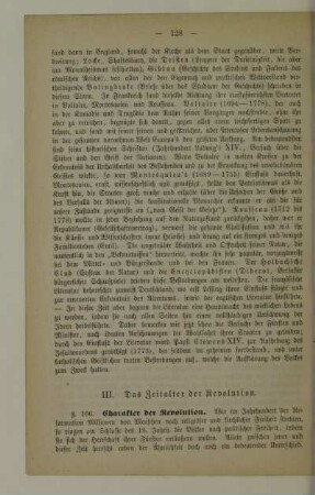 III. Das Zeitalter der Revolution