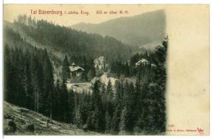 Bärenburg. Blick auf Tal Bärenburg
