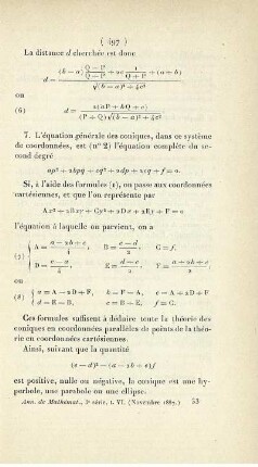 Les coordonnées parallèles de points. [Fortsetzung]
