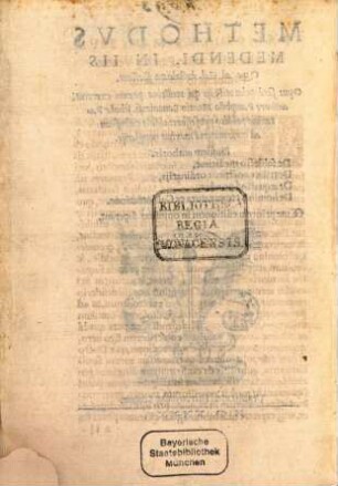 Methodus medendi in iis quae ad Gal. doctrinam spectant