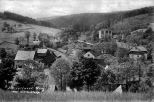 Steinbach mit Bahnhof und Bartzsch-Fabrik