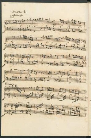 Sonaten; vl, bc; h-Moll; CarG 1.8; op.1/8