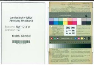 Entnazifizierung Gerhard Tekath , geb. 04.07.1901 (Schlosser)