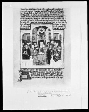 La passion de Jésus Christ — Pfingsten, Folio 50verso