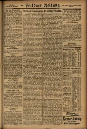 Zweite Ausgabe vom Sonntag, den 09. März 1924.