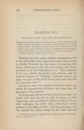Chapter XVI. Tai-ping-wang and the insurrection