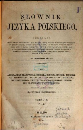 Słownik języka polskiego, 2