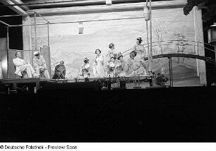Szenenbilder aus der Oper "Madame Butterfly" von Giacomo Puccini in der Deutschen Staatsoper Berlin