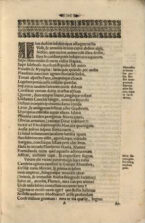 Carmen Militare In Castris Serenissimi ... Principis Maximiliani Emanuelis ... Mense Octobri Anno M.DCI ad Bavariæ Metropolin positis, revisis, illustratis, Decantatum