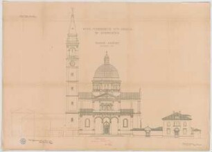 Thiersch, August ; München - Schwabing; Kath. Pfarrkirche St. Ursula - Ansicht